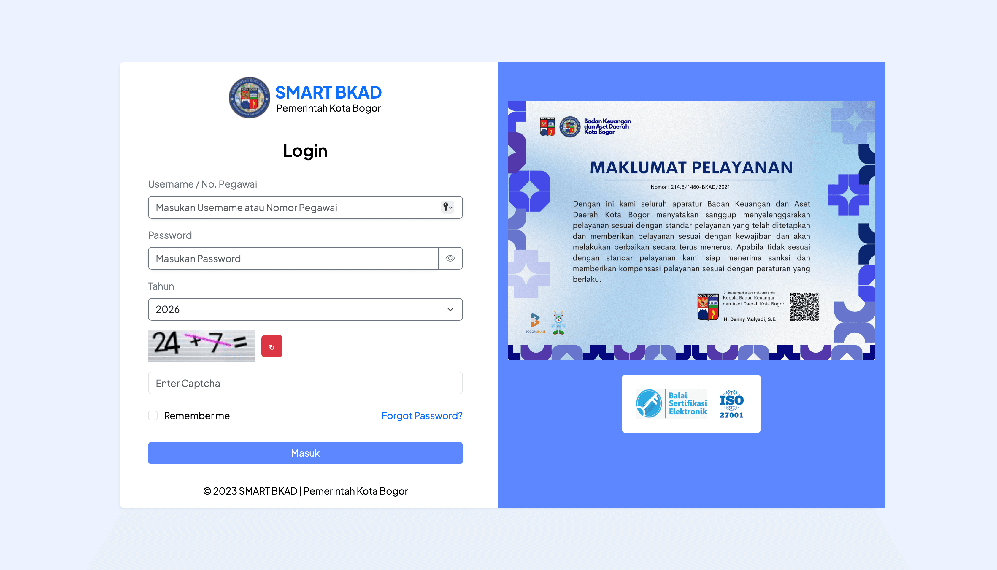 E-Office BKAD Bogor preview 4